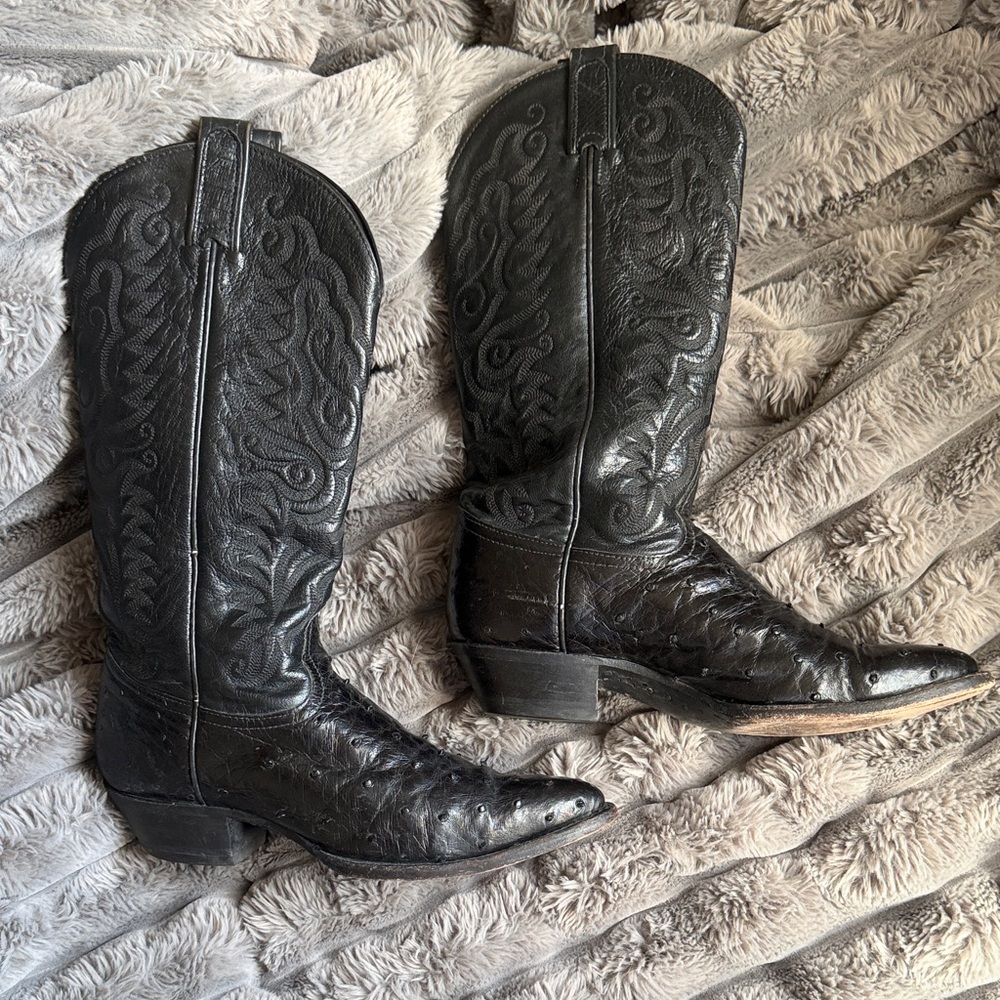 Tony Lama Black Western Boots